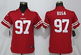 Women Nike 49ers 97 Nick Bosa Scarlet 2019 NFL Draft First Round Pick Vapor Untouchable Limited Jersey (1),baseball caps,new era cap wholesale,wholesale hats